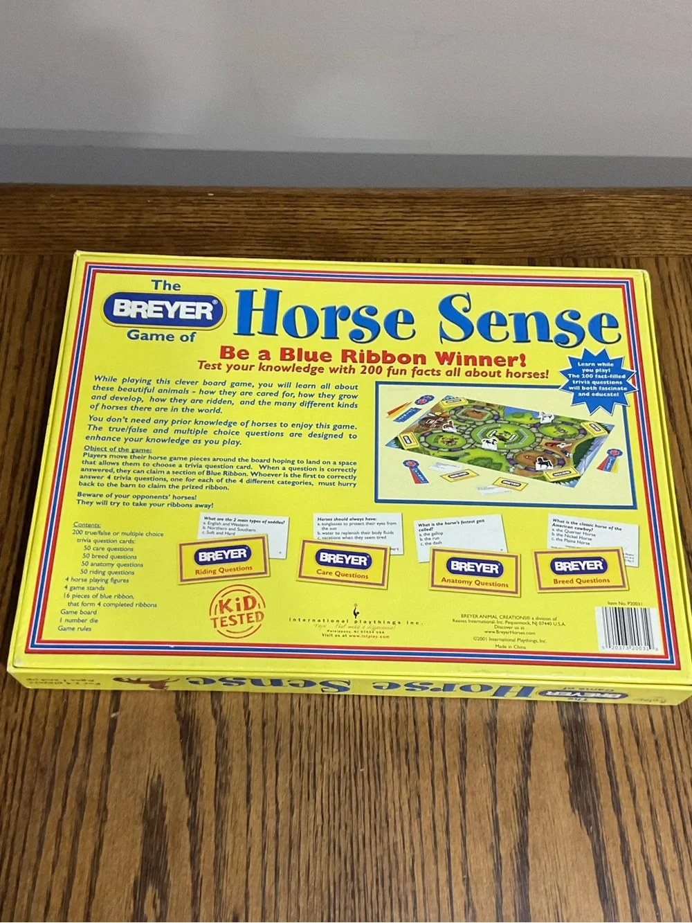 Breyer Horse Sense Trivia Game